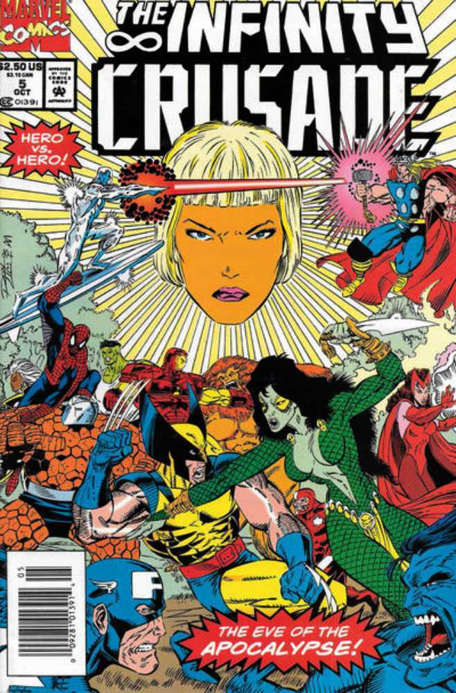The Infinity Crusade #5 Newsstand Cover (1993) Marvel