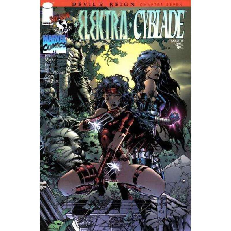 Elektra Cyblade #1  - 1996 series Marvel comics NM Full description below [t