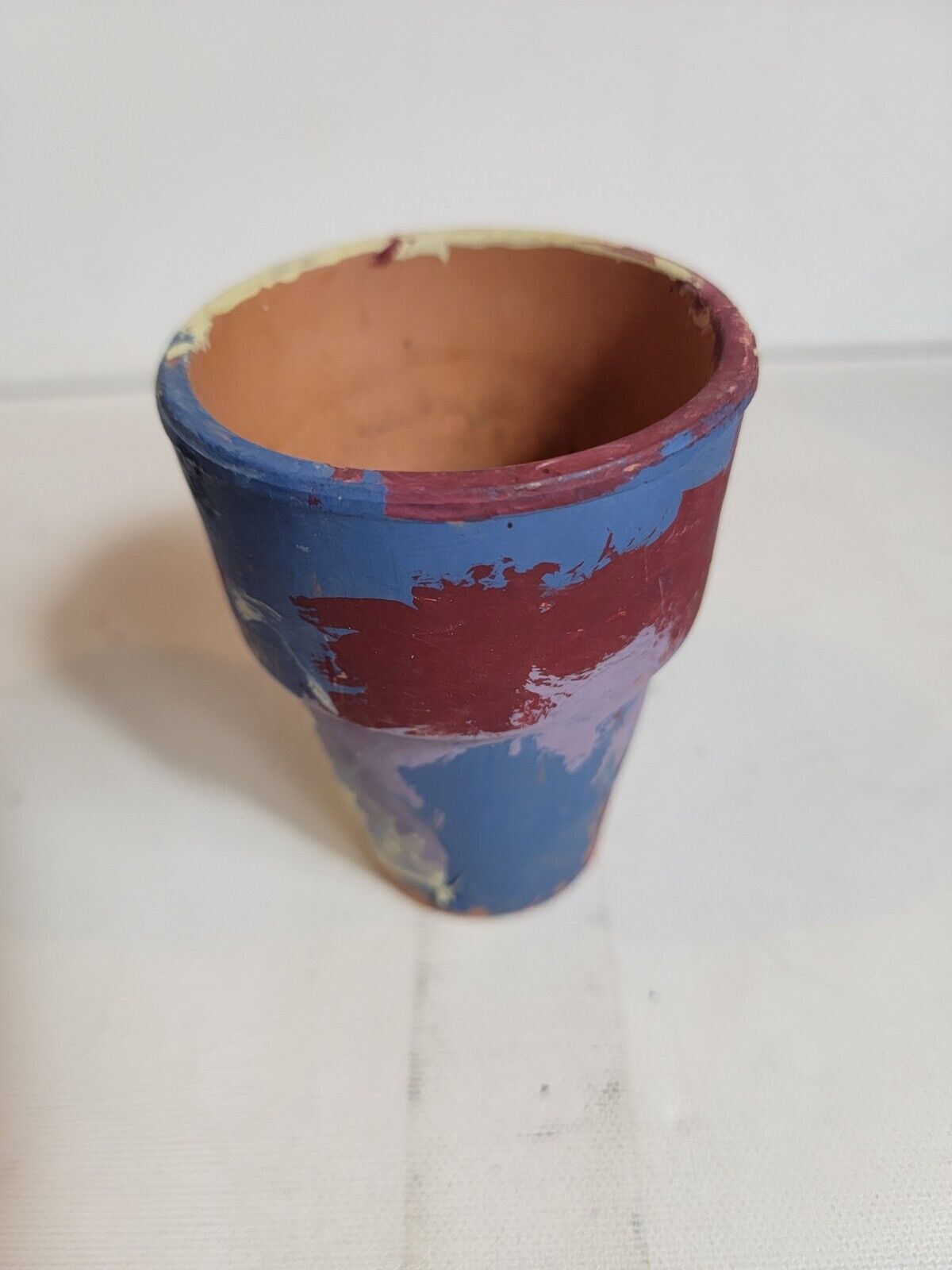 Hand Made Clay Pot Multicolor