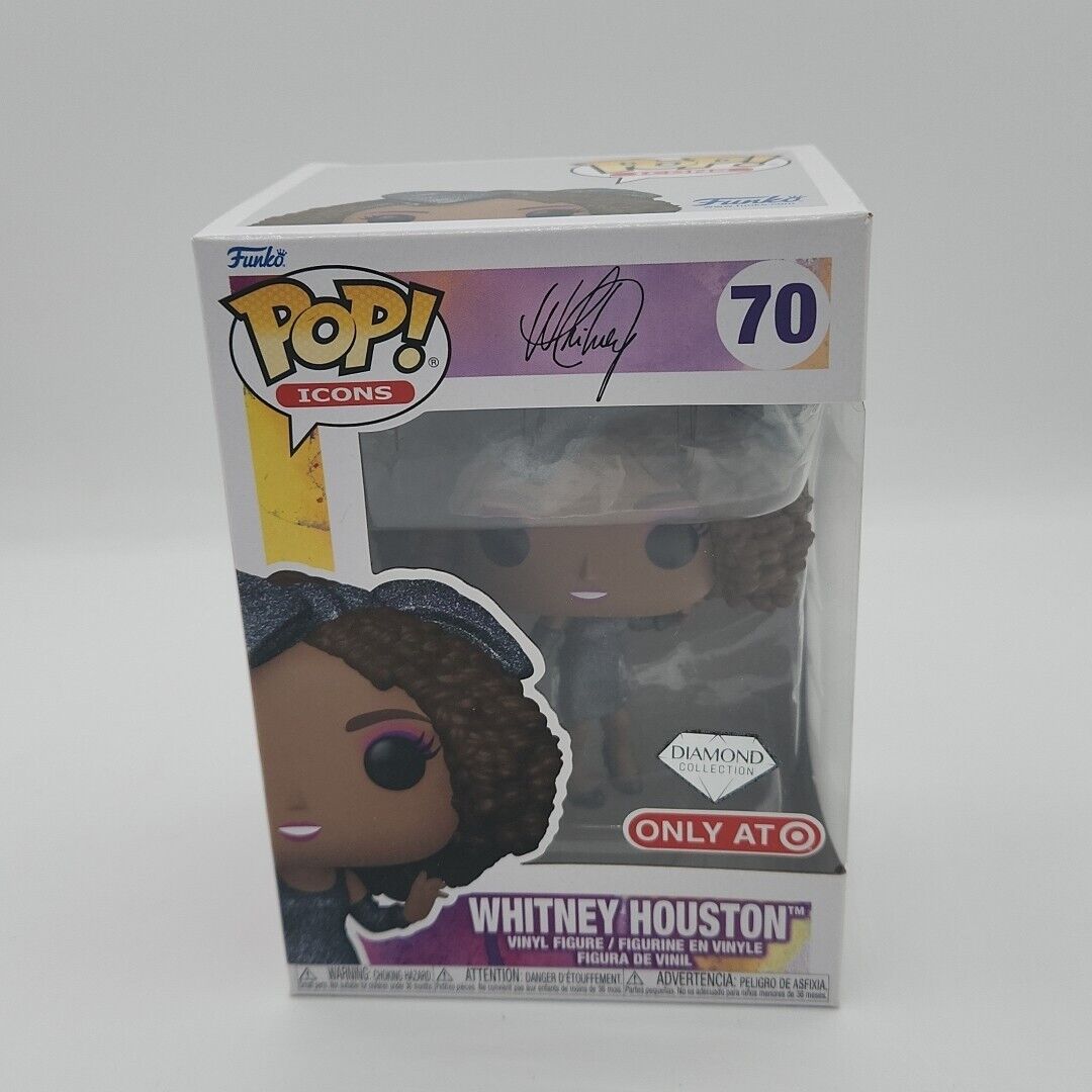 Funko Pop Icons #70 Whitney Houston Diamond Collection Target Exclusive NEW