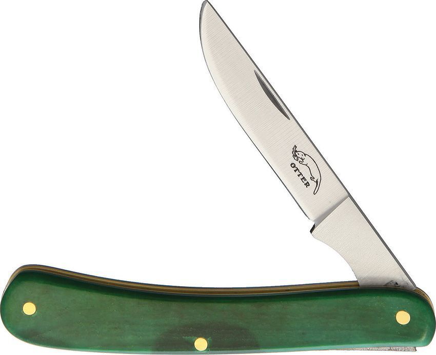 OTTER-Messer Little Doctor Green Bone Germany Folding Pocket Knife - 175 KN GR