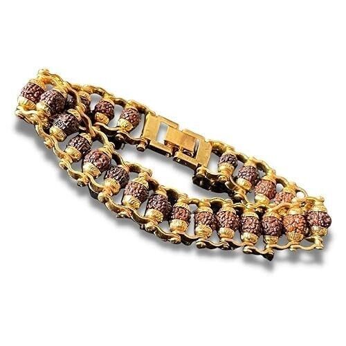 PanchMukhi Rudraksha Bracelet for Men - Traditional For Spiritual Vibe&Good Life
