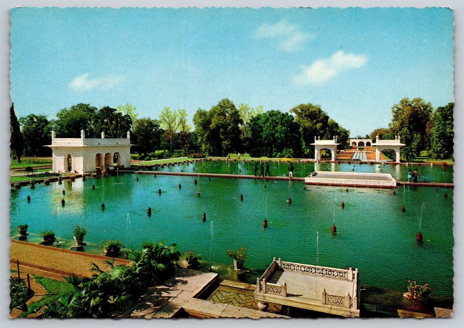 Postcard Pakistan Lahore Shalimar Gardens 2U