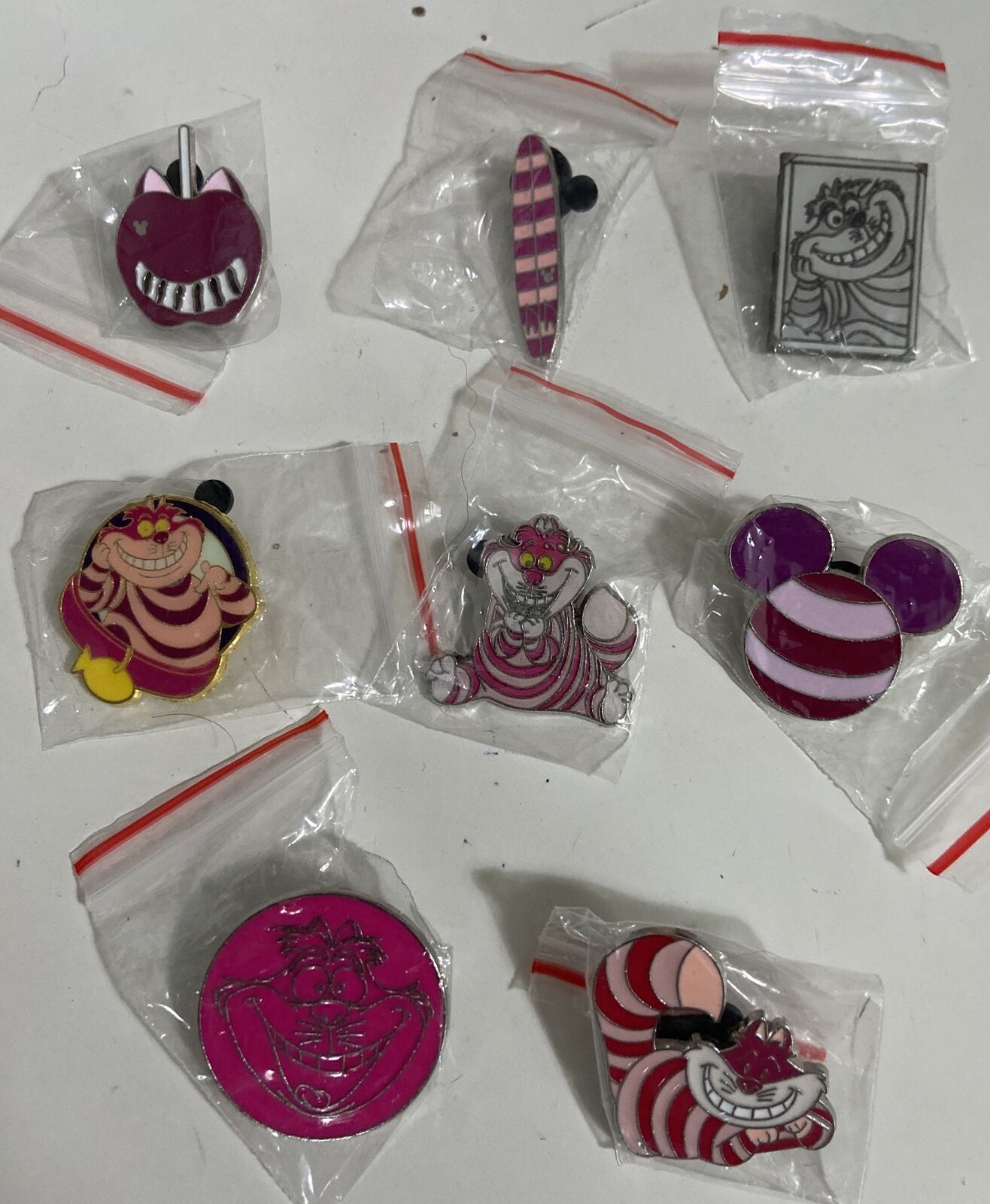 Disney Cheshire Cat Only Pins lot of 8