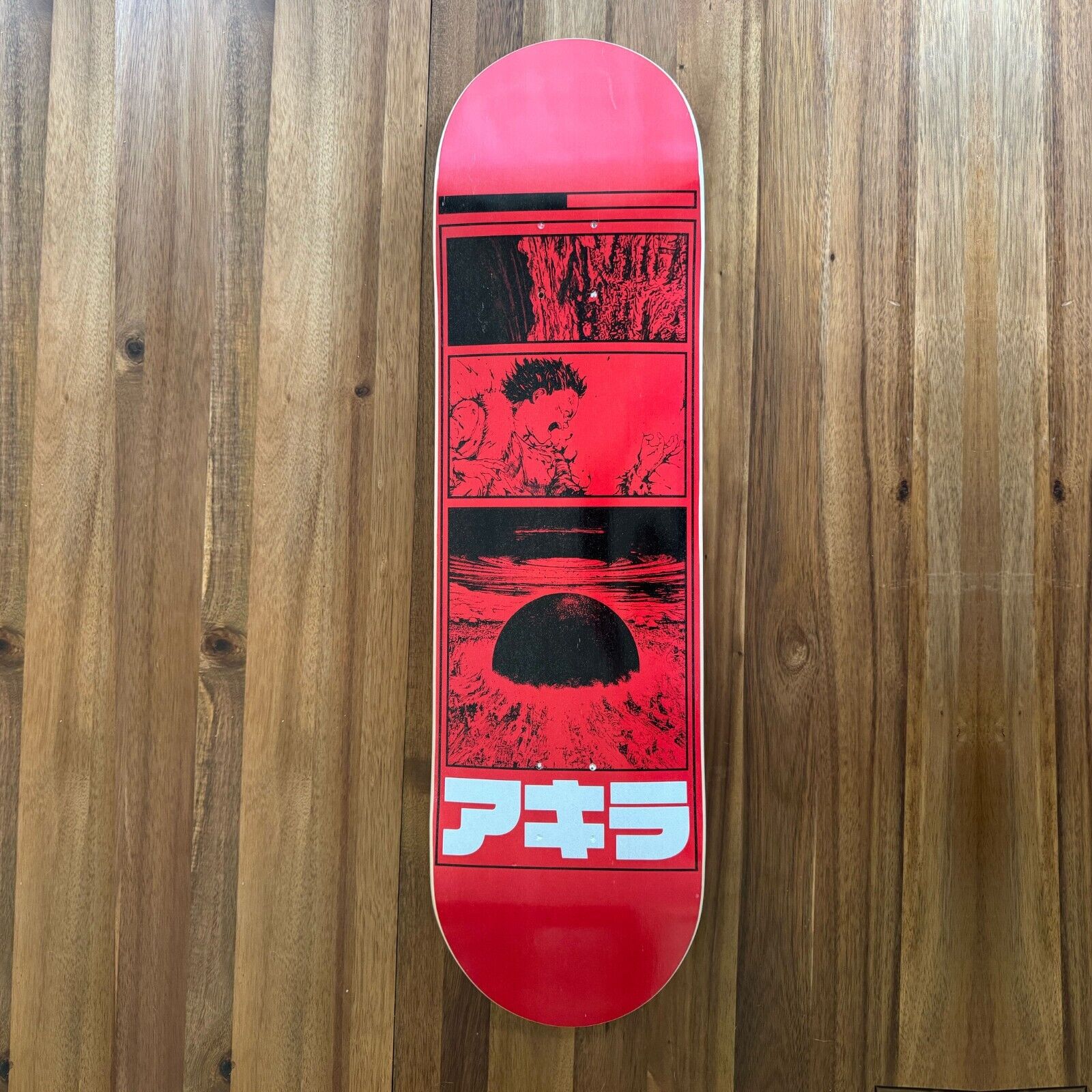 Akira Anime Skateboard Deck, 8.5 Wood Manga Neo Tokyo Movie Wall Art Skate Deck