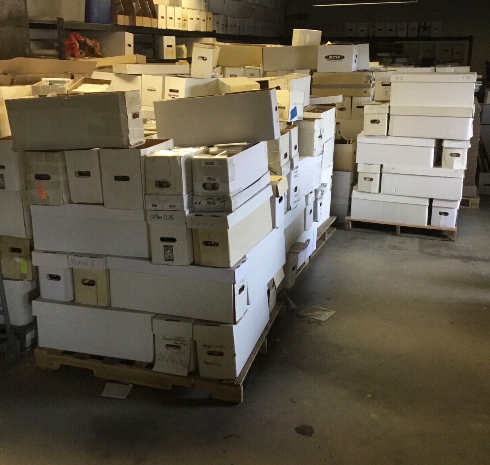 300 Long Boxes (10 Pallets) of Indie Comic Books -  U.S ONLY