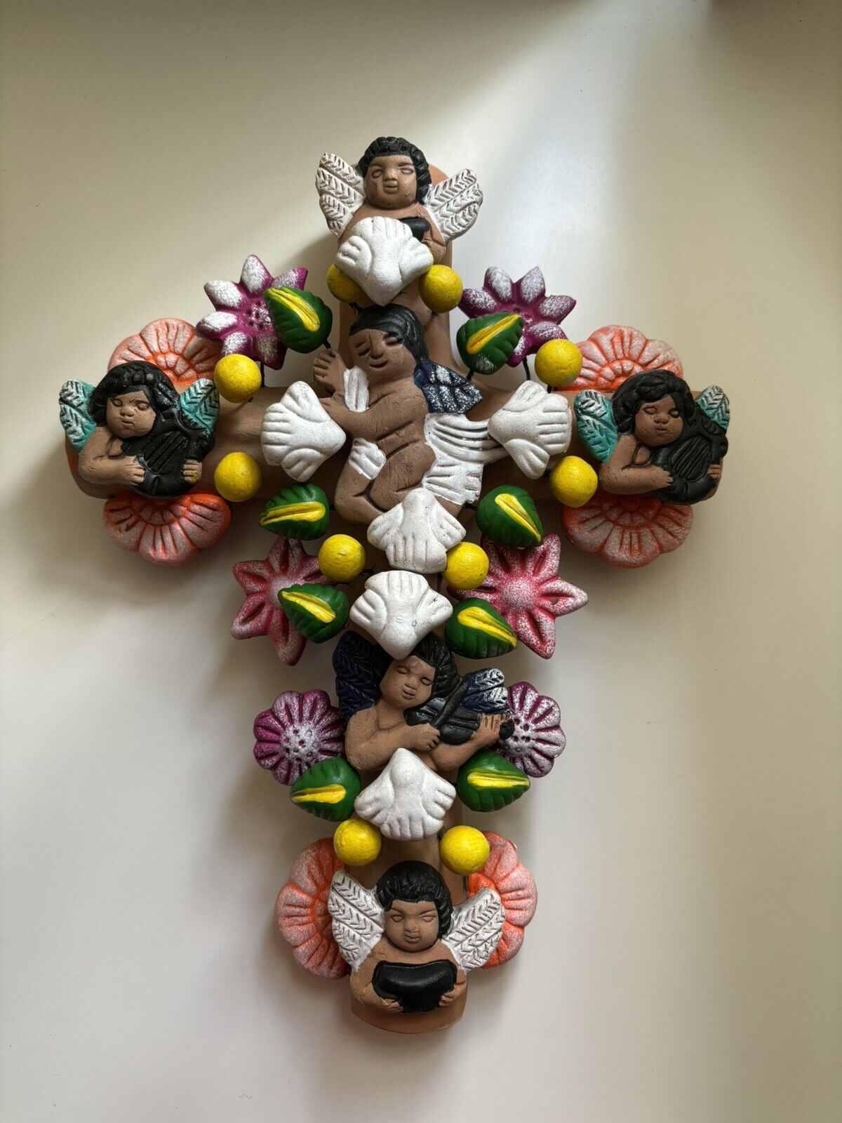 Ceramic Mexican Cross
