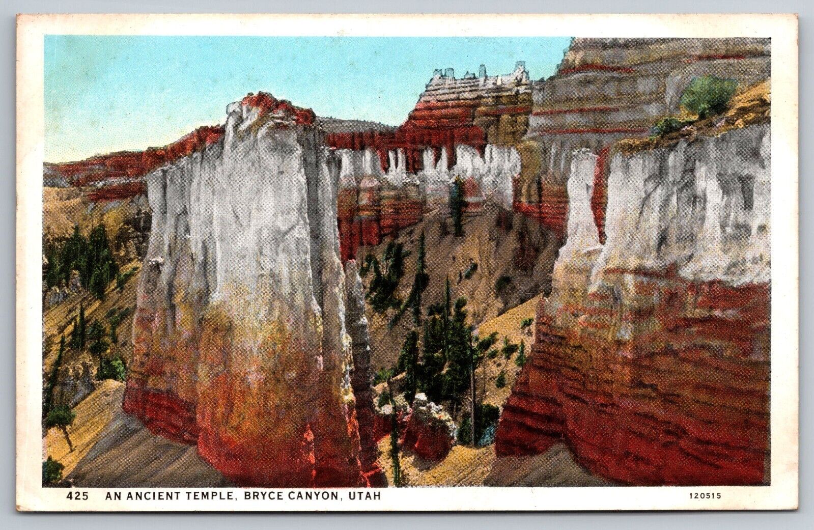 Ancient Temple. Bryce Canyon. Utah Postcard
