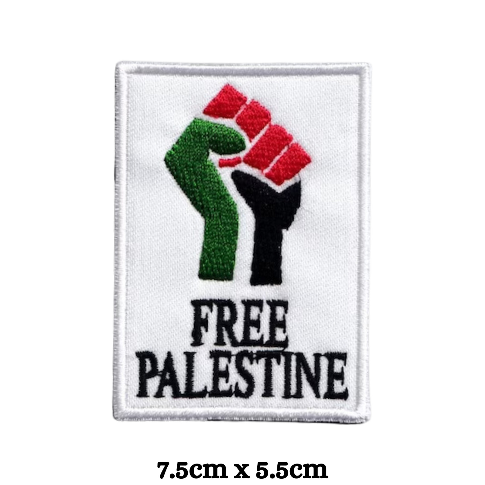 Palestine National flag Iron On patch Embroidered Sew On Free Palestine badges