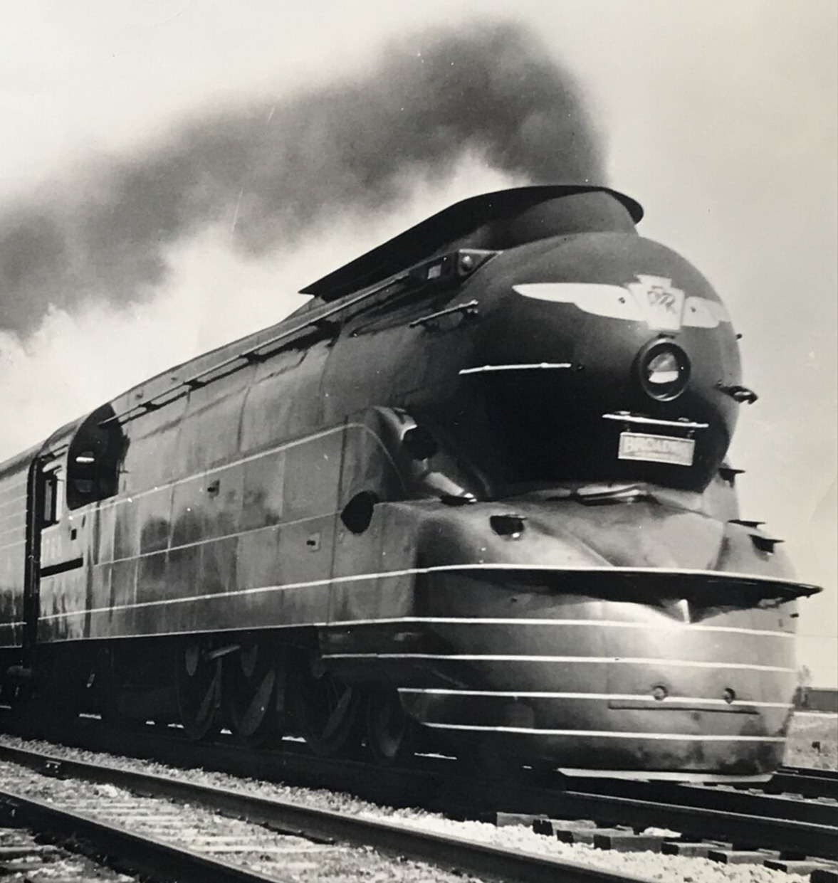 1940 Pennsylvania Railroad PRR #3768 4-6-2 Broadway Locomotive Train 8x10 Photo