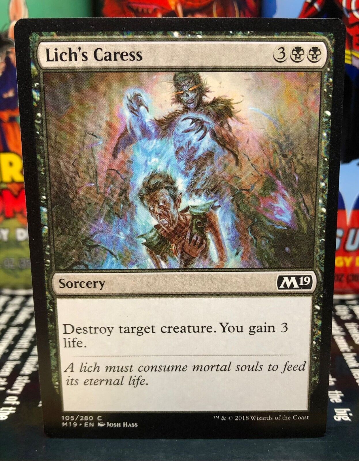 MTG Lich's Caress Common Magic Card #105/280