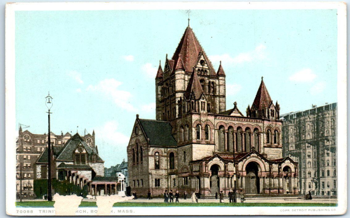 Postcard - Trinity Church - Boston, Massachusetts