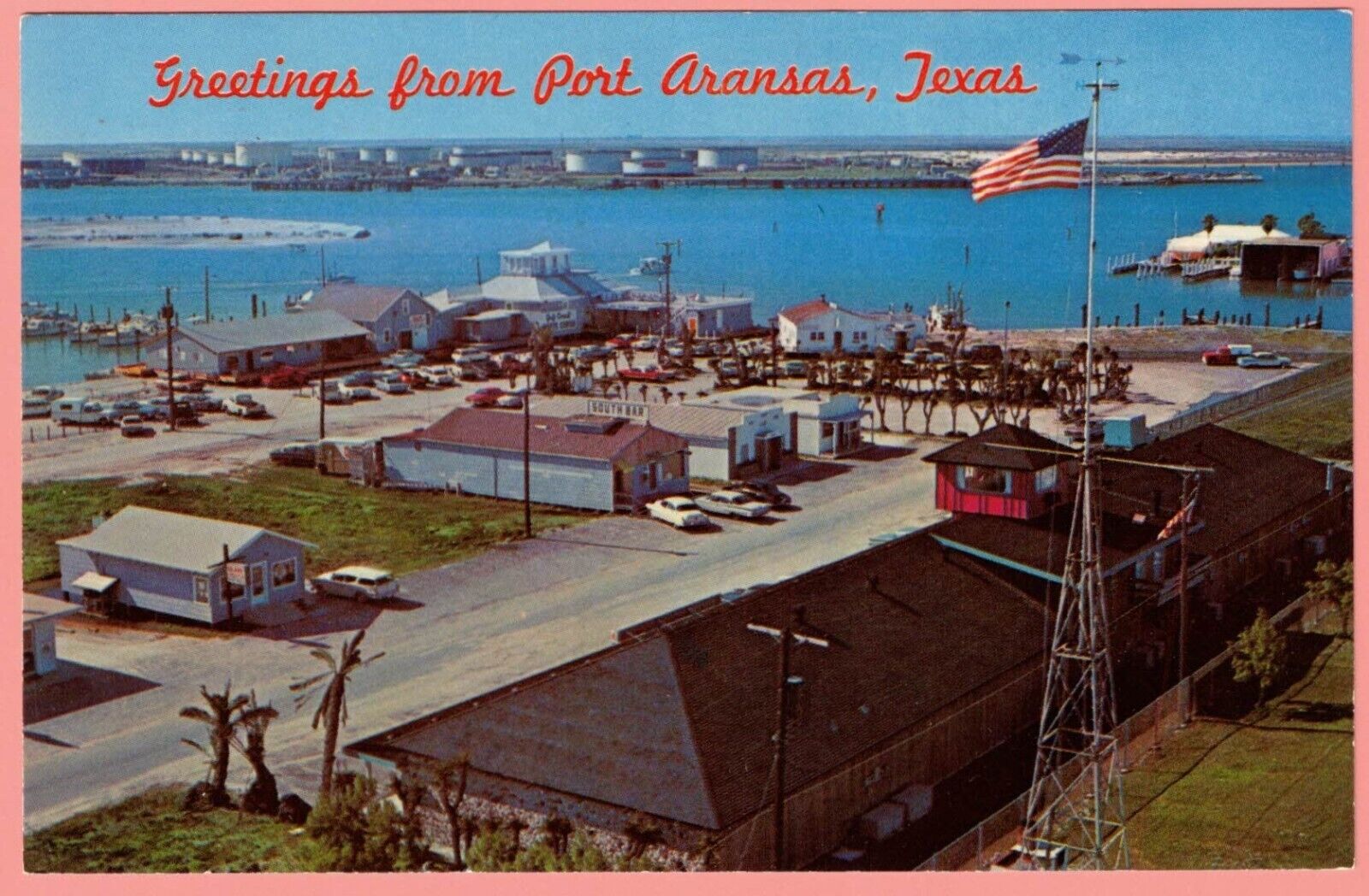 Greetings from Port Aransas Texas Gateway to Padre Island Postcard