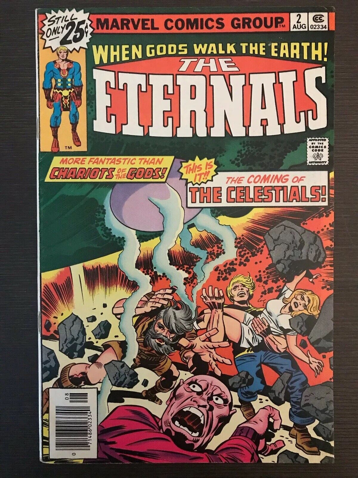 Eternals #2 1976 first printing original Marvel Comic Book