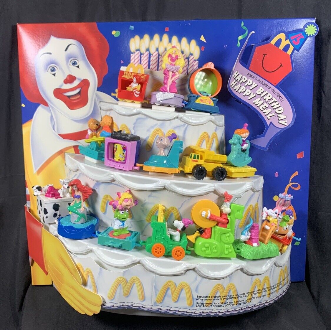 ✨McDonald\'s 1994 Store Toy  Display Celebrating 15th Birthday of the Happy Meal✨