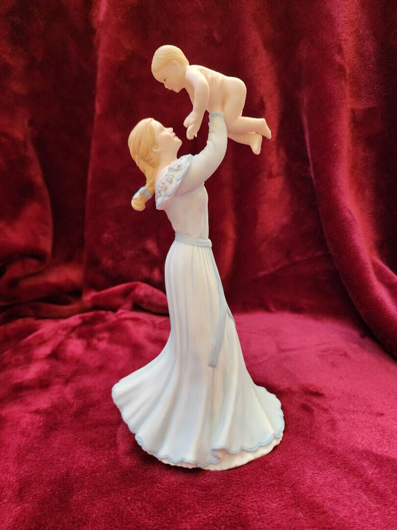 1992 LENOX LIMITED EDITION MOTHER AND CHILD FIGURINE MORNING PLAYTIME