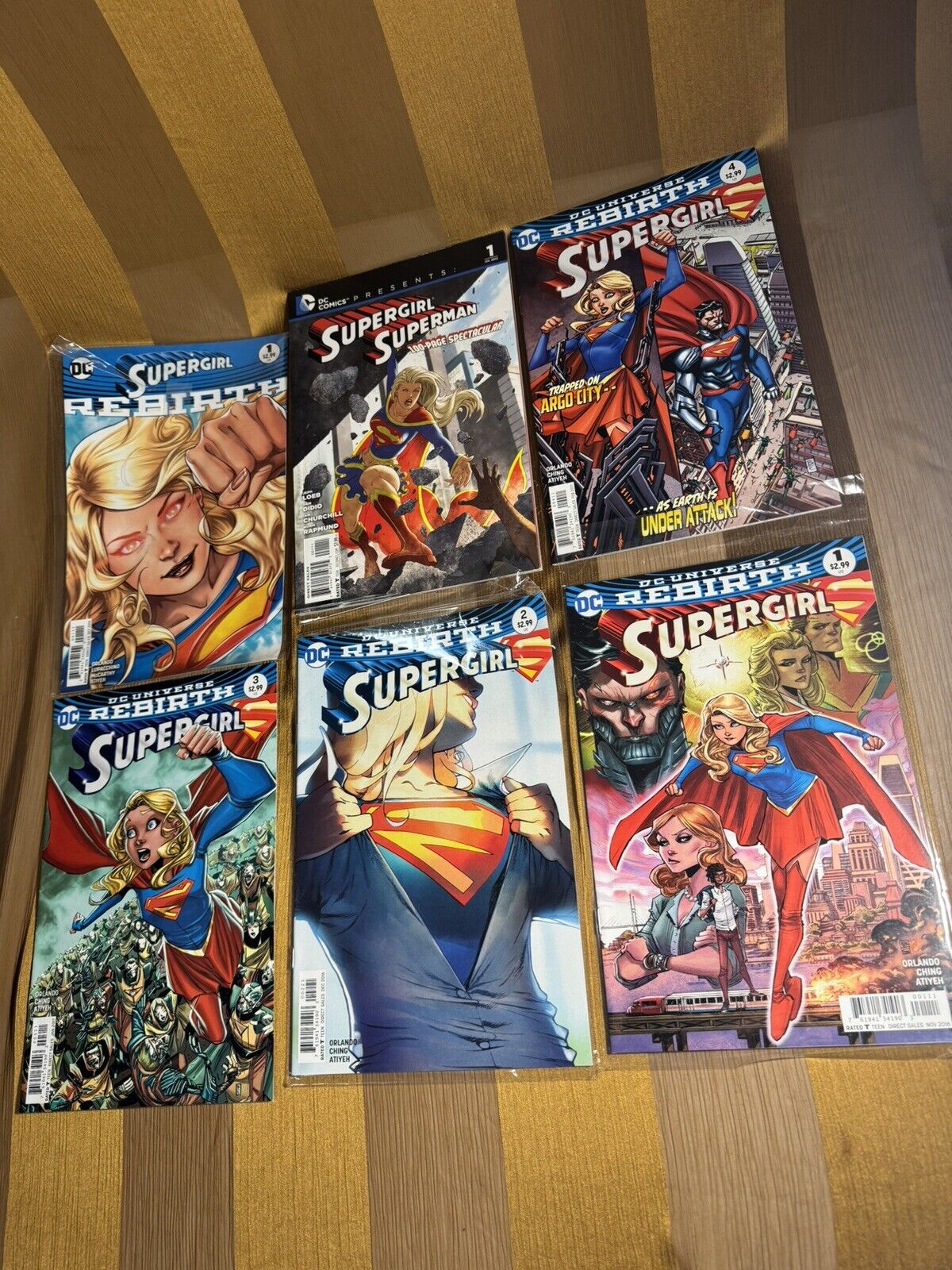 “Supergirl” DC Comics—  Lot Of 8— Comic Collection For Any Age ComicBooks