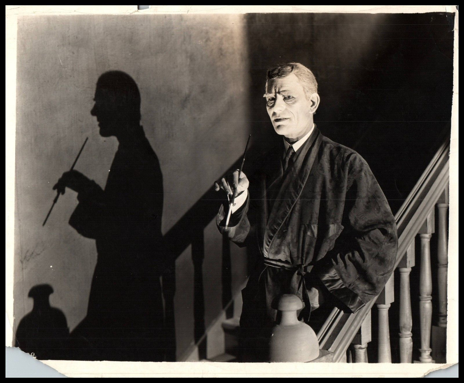 Lon Chaney in The Monster (1925) HORROR PORTRAIT ORIG VINTAGE PHOTO 667