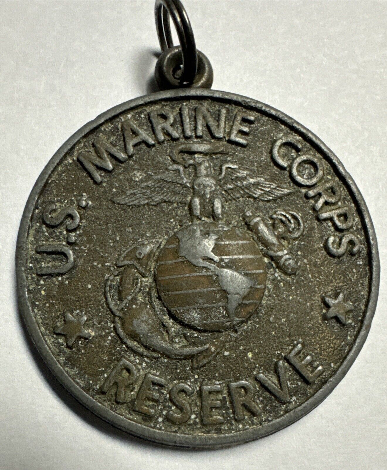 RARE Vintage United States Marine Corps Reserve Military Medallion Readiness