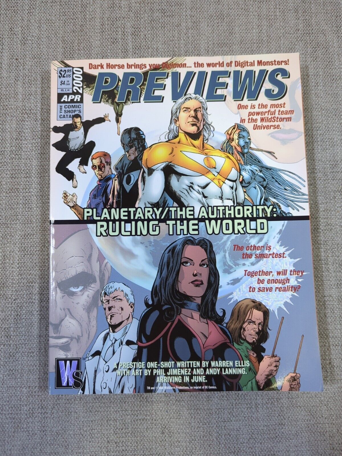 Previews The Comic Shop's Catalog April 2000 Planetary The Authority Vol. X #4