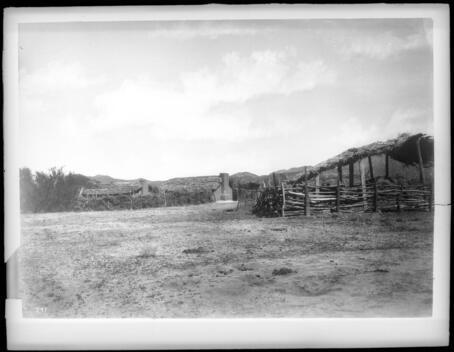 Agua Caliente Mission Indian Houses On Warners Ranch 1898-1900 Cal - Old Photo