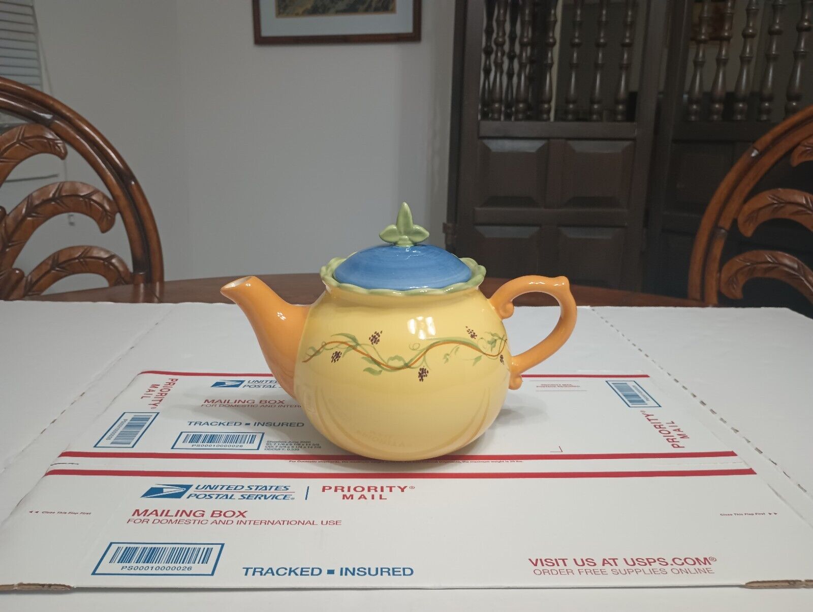 Pfaltzgraff Secrets of Pistoulet  8 Cup Teapot ** CLEAN **