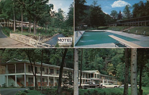 1971 Maggie Valley,NC Falling Waters Motel Haywood County North Carolina Vintage