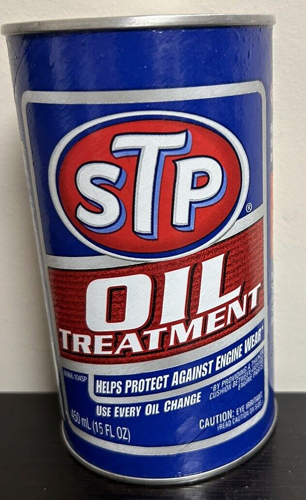 Vintage STP Oil Treatment Can Unopened 15 Fl. Oz