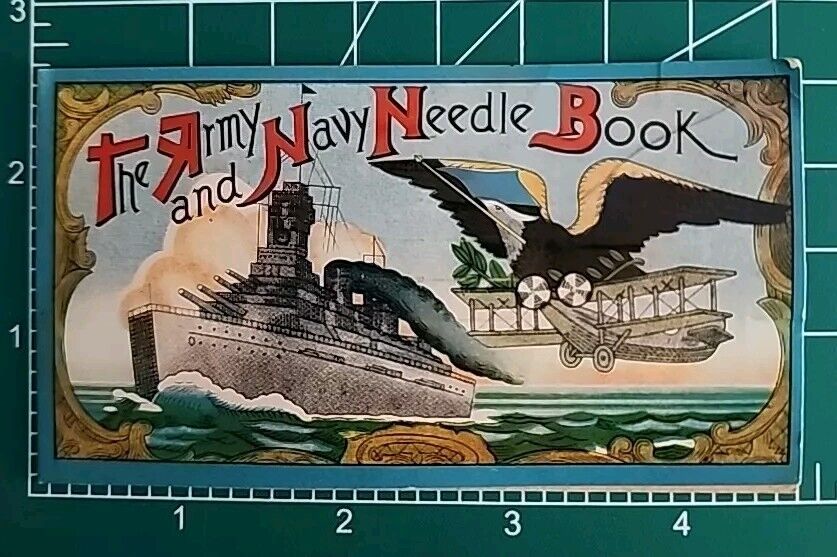  Vintage Army and Navy Advertising Sewing Needle Book Kit NOS