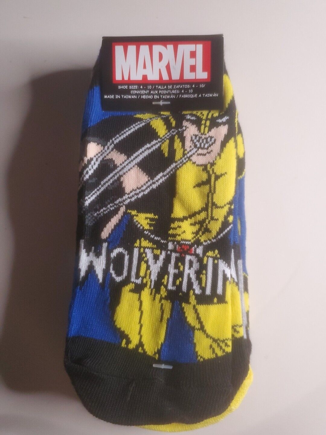 New Marvel 5 Sock Set Lot Wolverine Mens 4-10