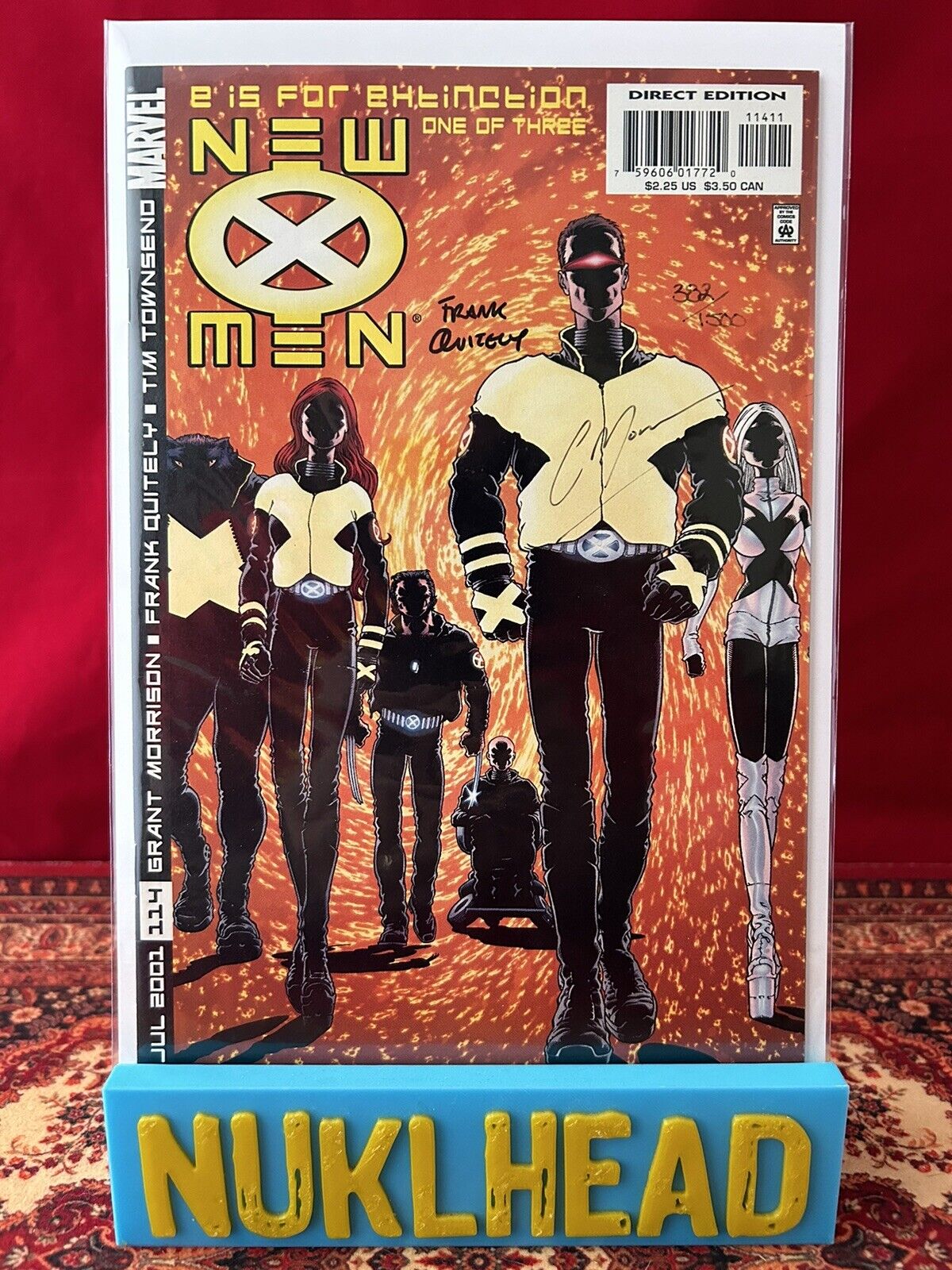 New X-Men #114 Marvel 2001 1st App. of Cassandra Nova High Grade SIGNED w/ COA