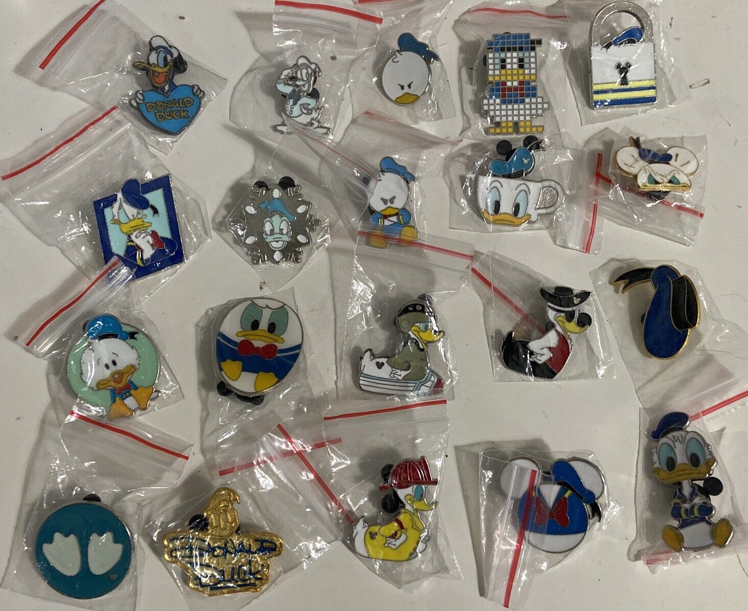 Disney Donald Duck ONLY Pins lot of 20