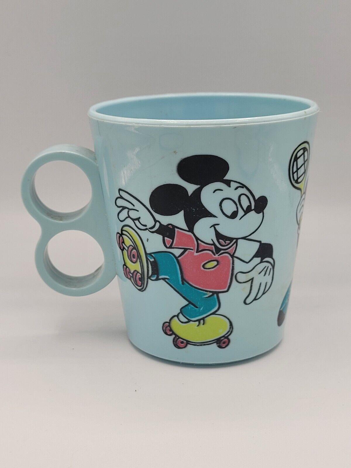 Vintage Plastic Disney Cartoon Mug - Childrens Mug