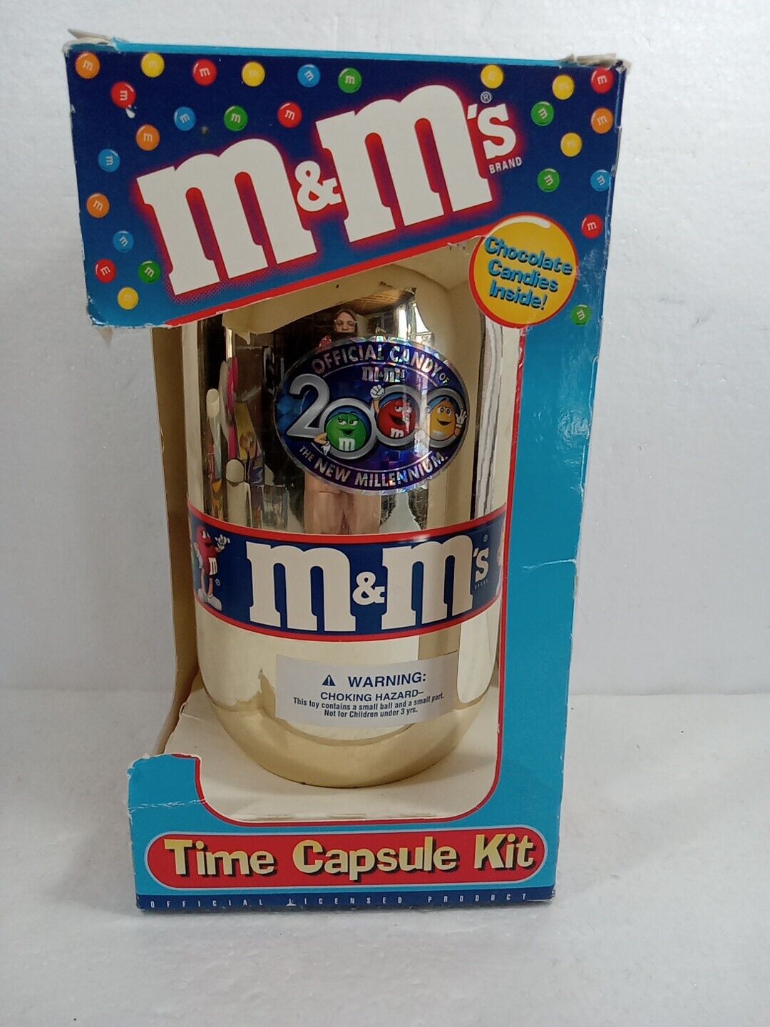 M&M\'s 2000 Time Capsule Kit Limited Edition Collectible New Open Box Old Stock 