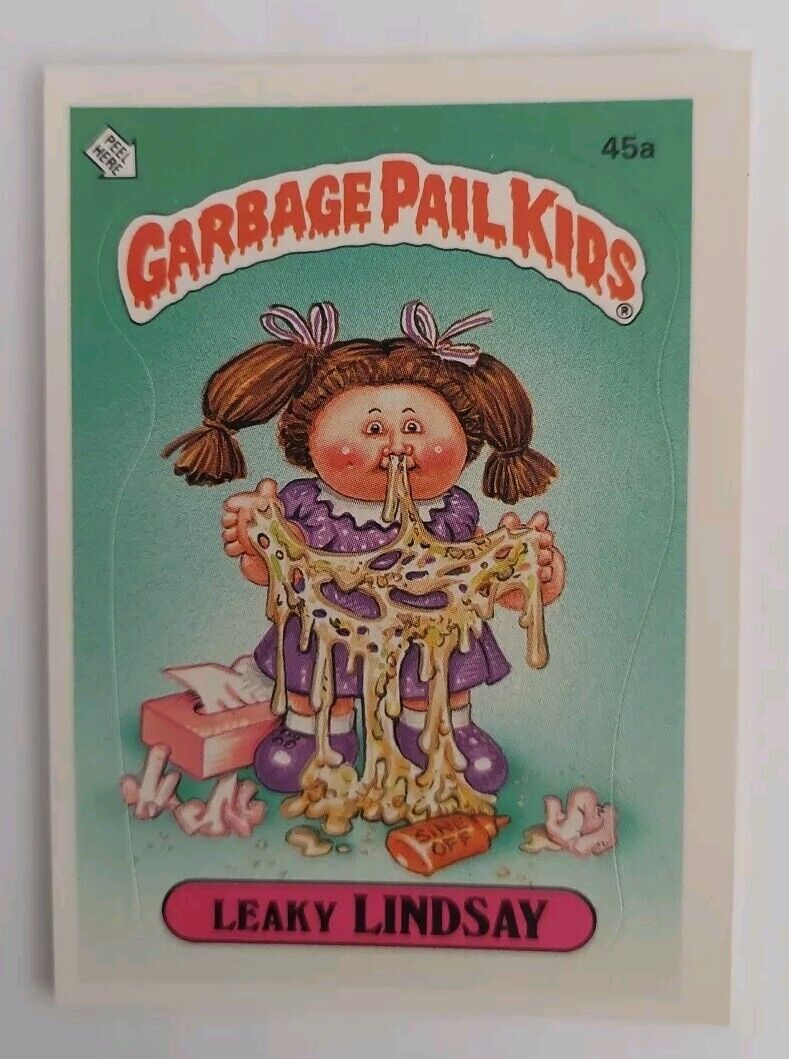 1985 Topps Garbage Pail Kids Series 2 Leaky Lindsay #45a Original Series NM 
