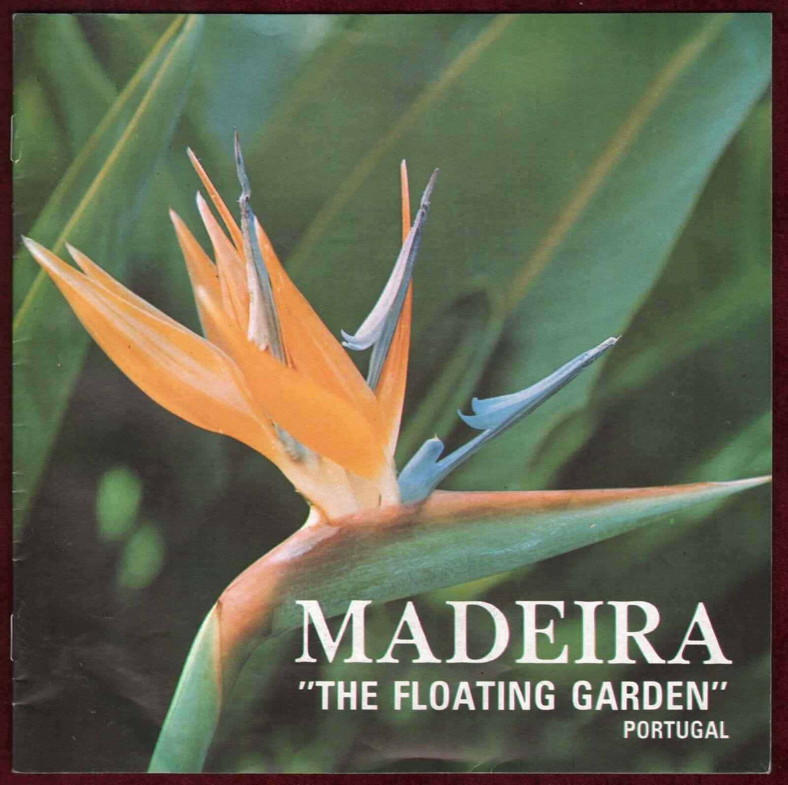 1970s Original Tourist Brochure Madeira Floating Garden Portugal Illustrated