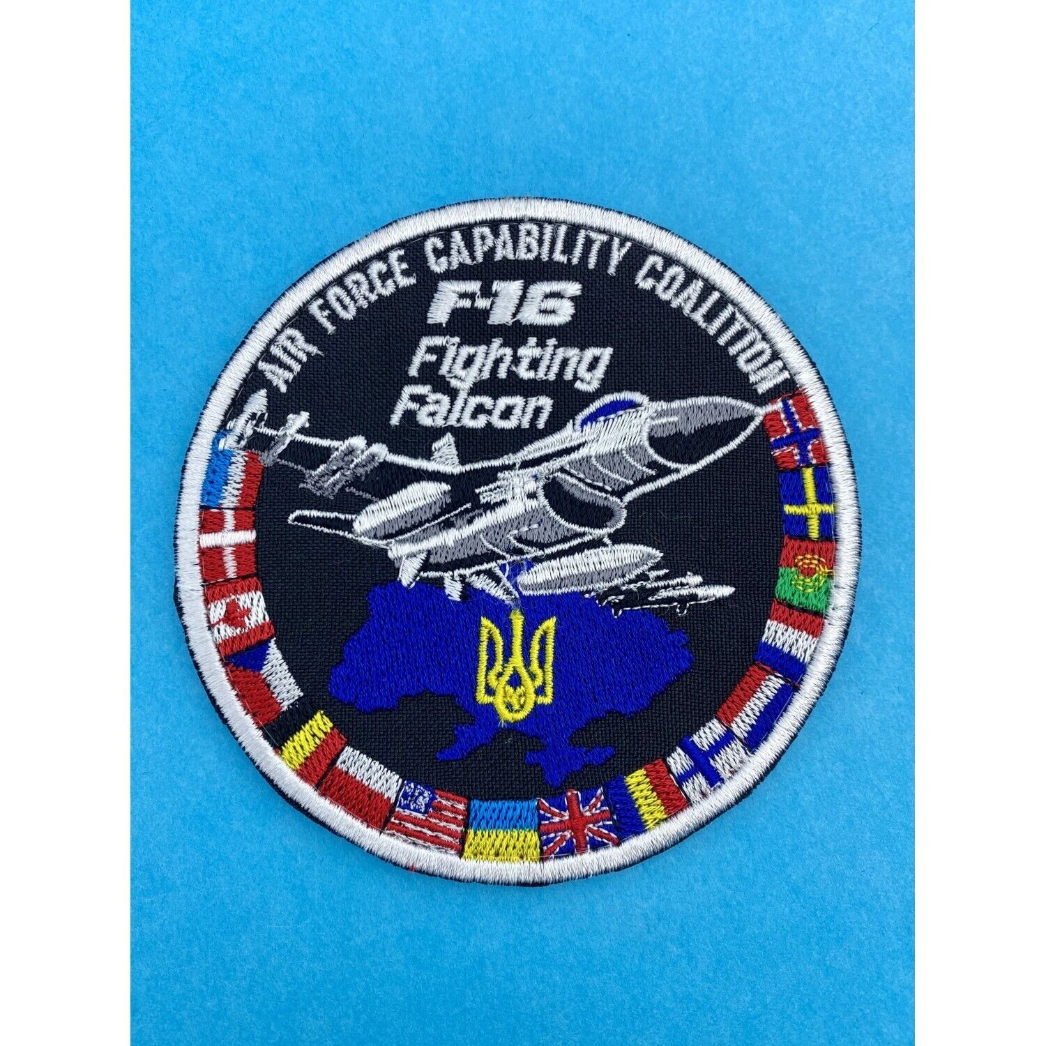 F-16 Air Force Capability Coalition Patch Army Patch