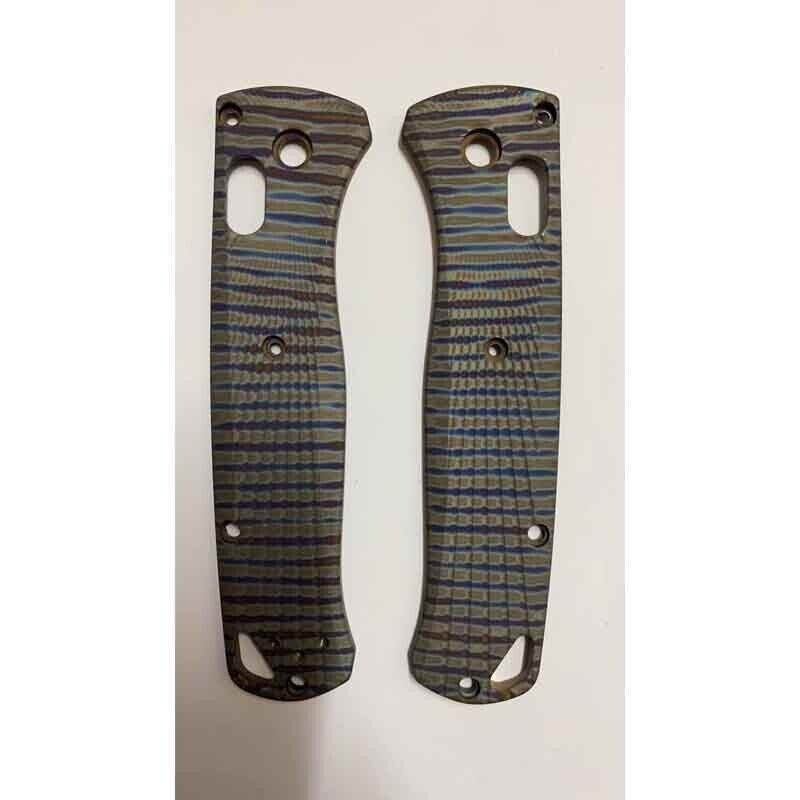 1 Pair Titanium Alloy Handle Scales for Benchmade Bugout 535