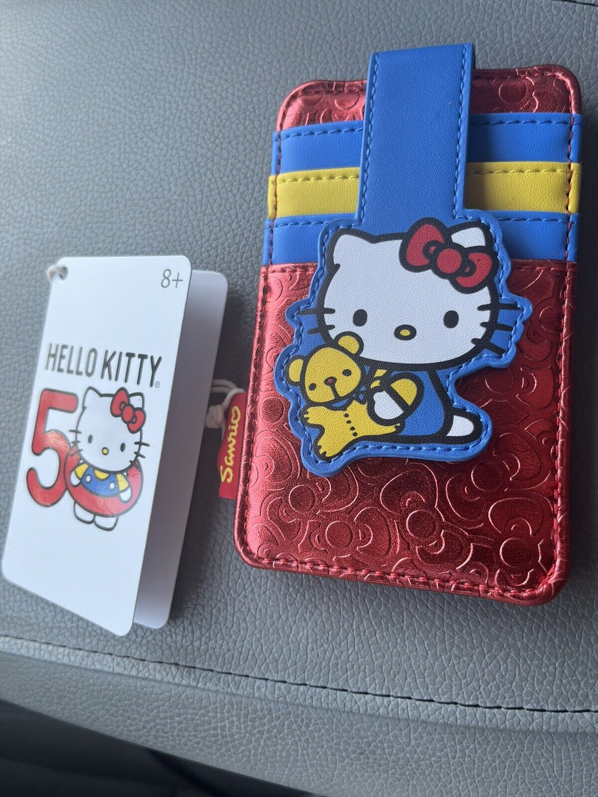 NWT, Loungefly Hello Kitty 50th Anniversary Metallic Card Holder