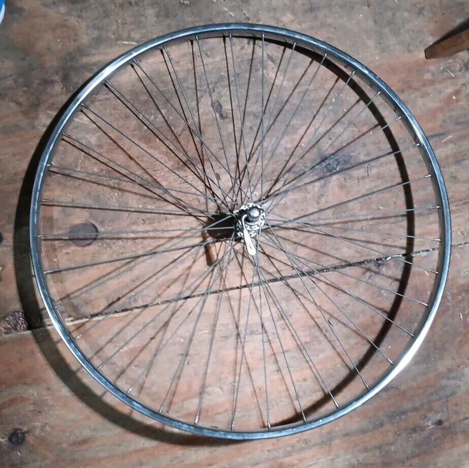 25-inch FRONT VTG Peugeot Bicycle Wheel, In Good Shape. 