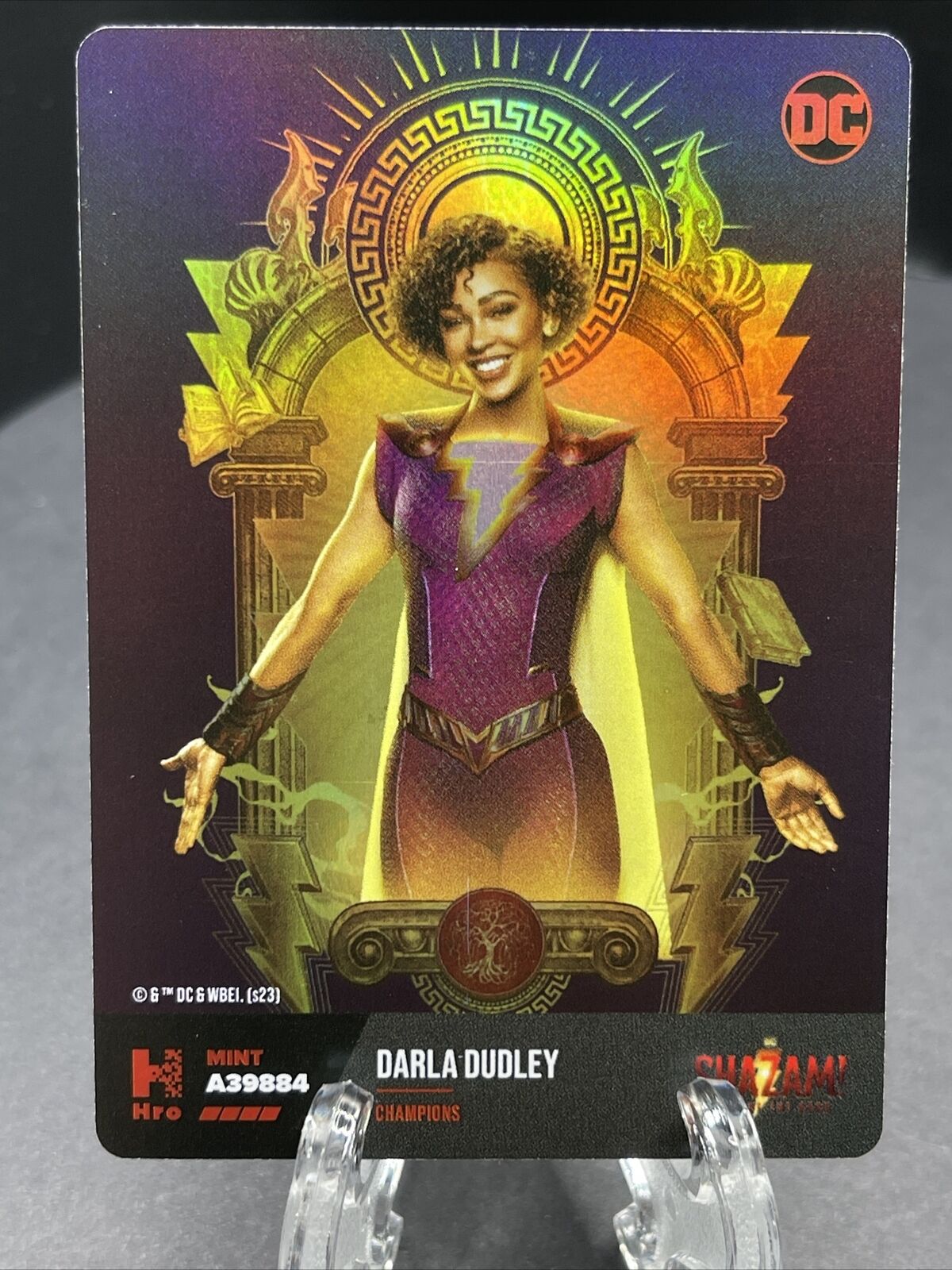 Darla Dudley DC Hybrid Trading Card 2023 Chapter 3 Shazam Epic Holo #A39884