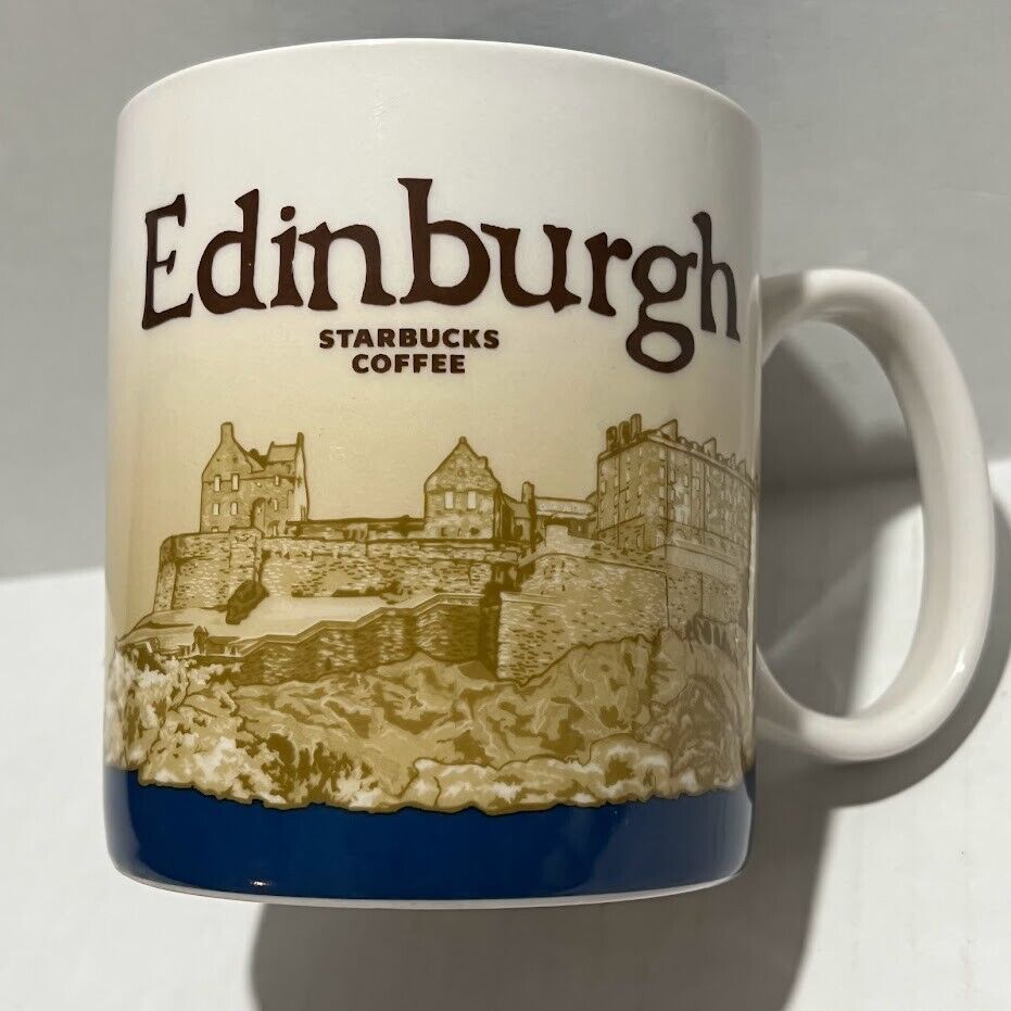 Starbucks 2011 Edinburgh Scotland Global Icon Collector Series 16 oz Coffee Mug
