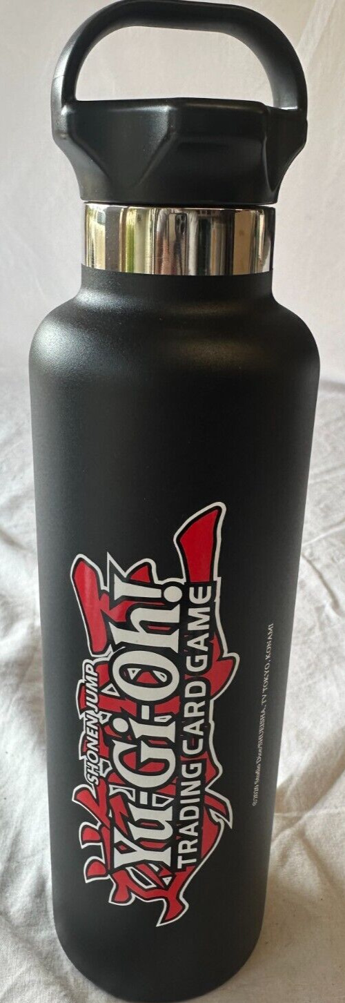 Official Konami Yu-Gi-Oh Stainless 24oz Bottle Exclusive Rare New Black Thermal