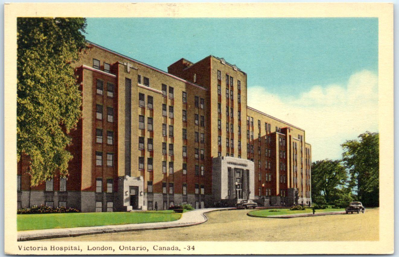 Postcard - Victoria Hospital - London, Canada
