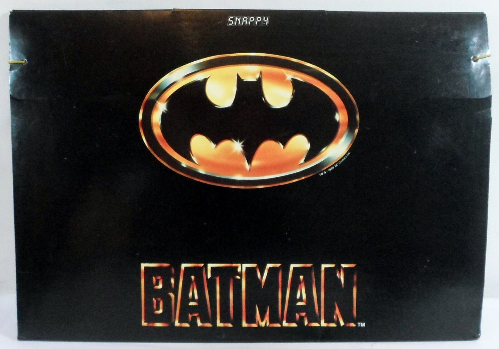 BATMAN VTG 1989 1st MOVIE BRIEFCASE DC BATMAN KNIGHT STATIONERY
