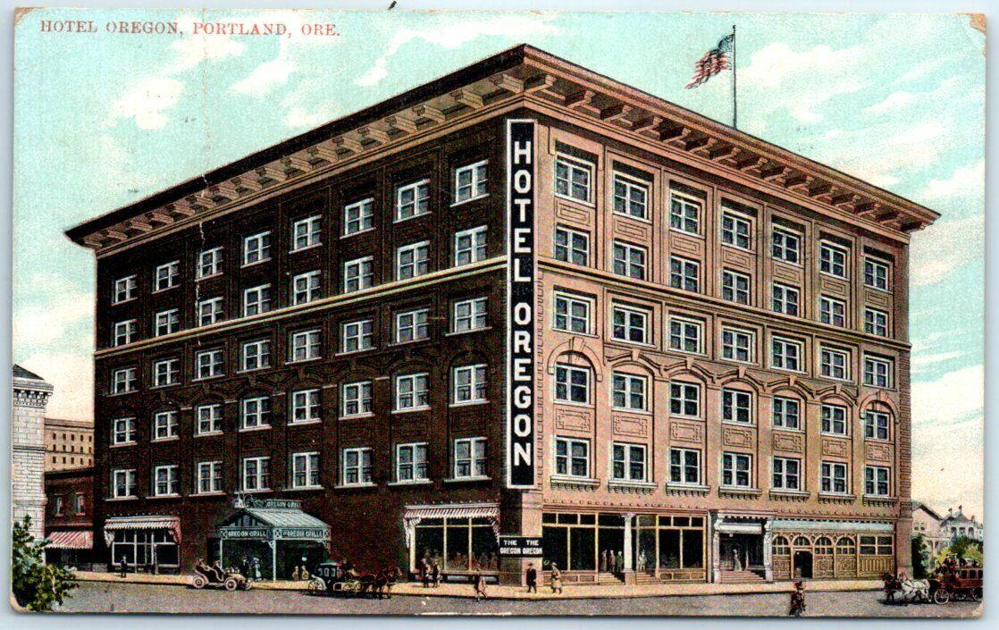 Postcard - Hotel Oregon - Portland, Oregon