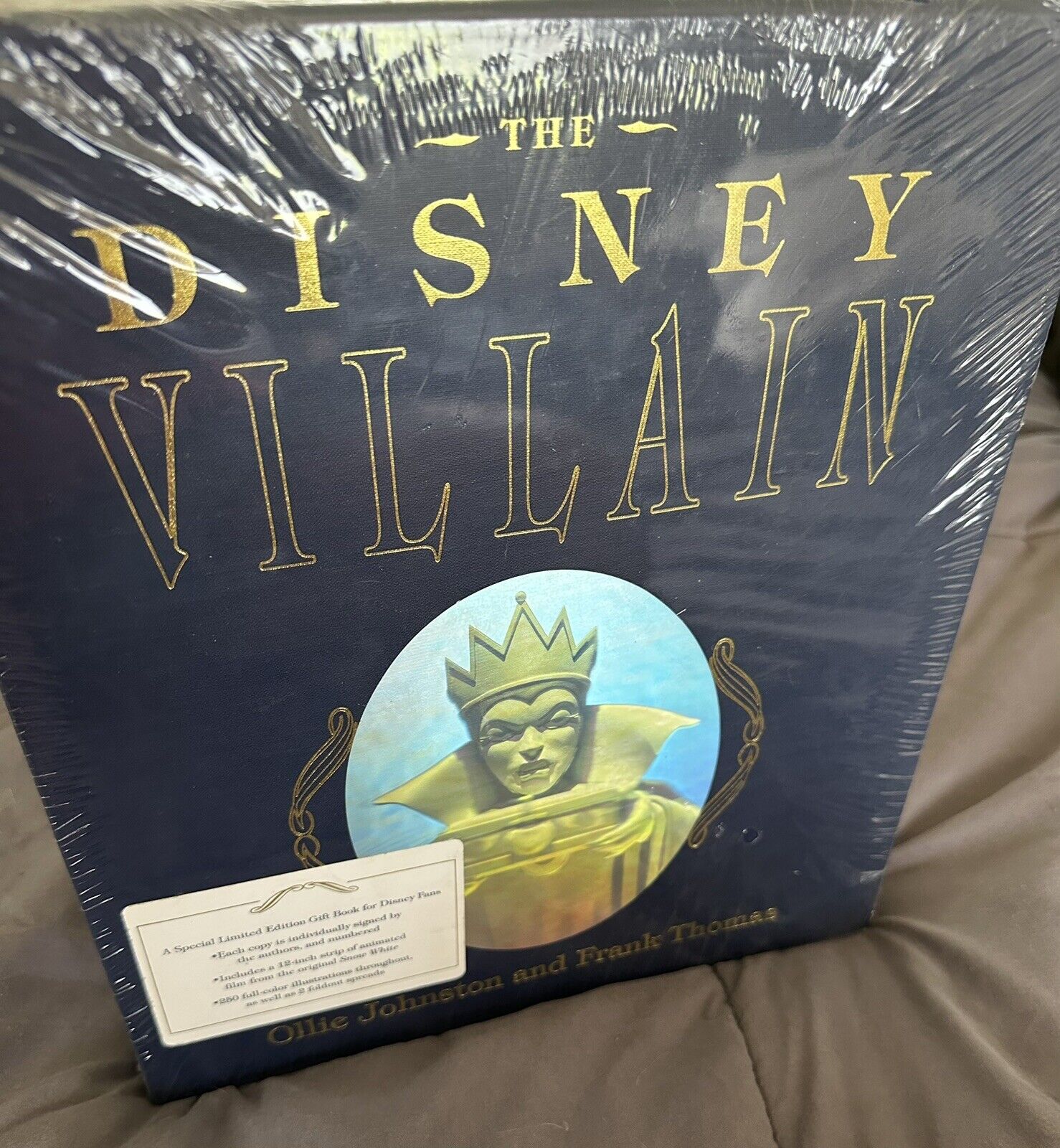 The Disney Villain Limited Edition Signed Ollie Johnson And Frank Thomas Book