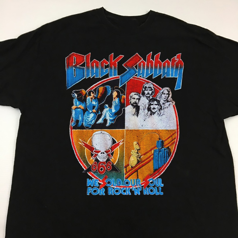 Vintage Black Sabbath Tour Blue Oyster Cult Shirt