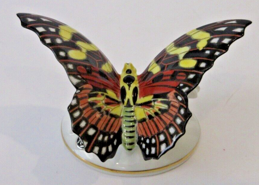 VINTAGE Rosenthal Porcelain Butterfly Figurine Bavaria Germany Selb Plossberg