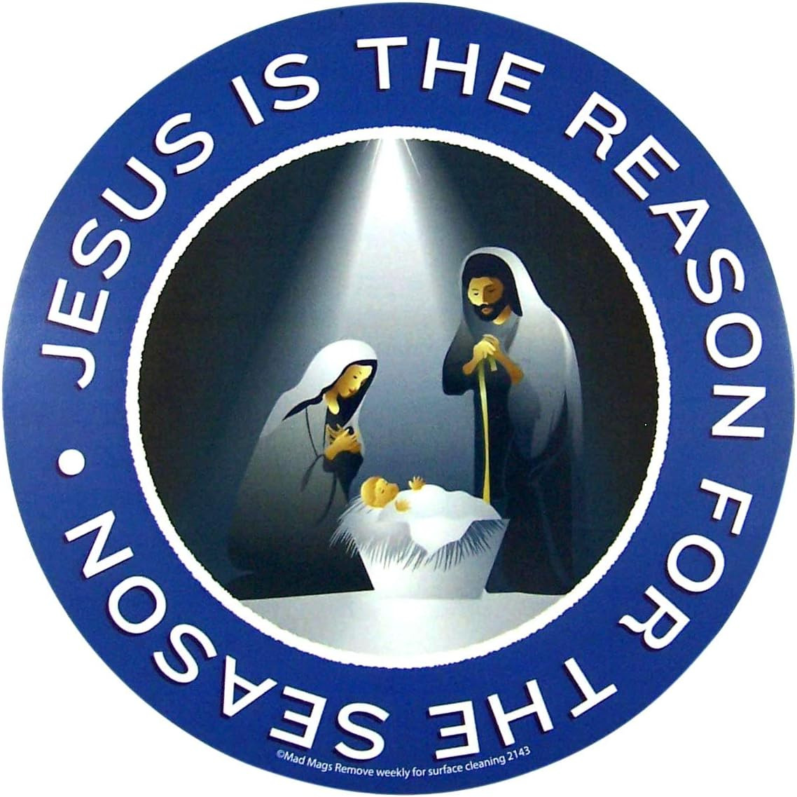 Jesus Is the Reason for the Season Nativity Christmas Auto Car Magnet